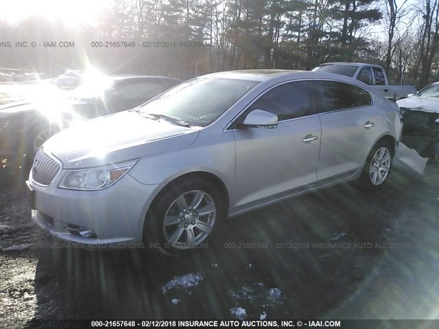 1G4GE5E38CF193222 - 2012 BUICK LACROSSE PREMIUM SILVER photo 2