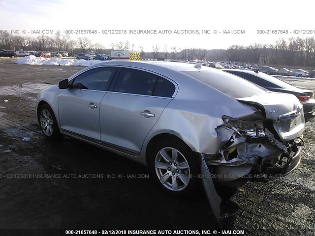 1G4GE5E38CF193222 - 2012 BUICK LACROSSE PREMIUM SILVER photo 3