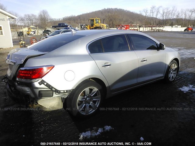 1G4GE5E38CF193222 - 2012 BUICK LACROSSE PREMIUM SILVER photo 4