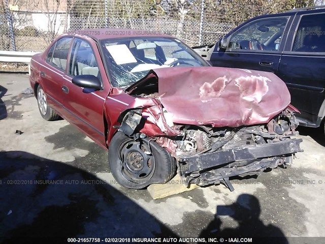 1Y1SK5261VZ405266 - 1997 GEO PRIZM LSI RED photo 1