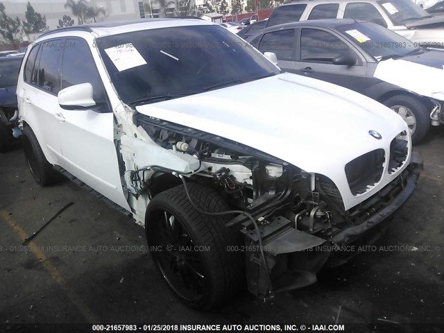 5YMGY0C50ALK25461 - 2010 BMW X5 M WHITE photo 1