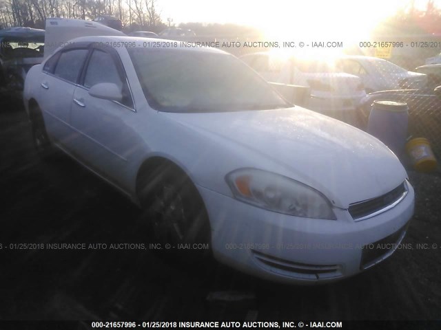 2G1WS583581349633 - 2008 CHEVROLET IMPALA POLICE WHITE photo 1