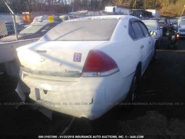 2G1WS583581349633 - 2008 CHEVROLET IMPALA POLICE WHITE photo 4