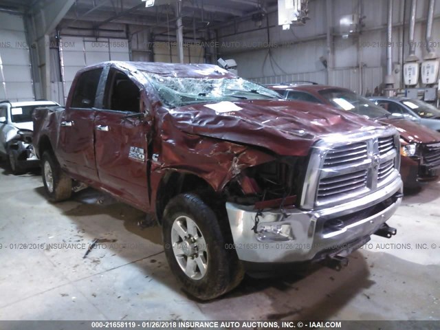 3C6UR5DL8EG212406 - 2014 RAM 2500 SLT RED photo 1