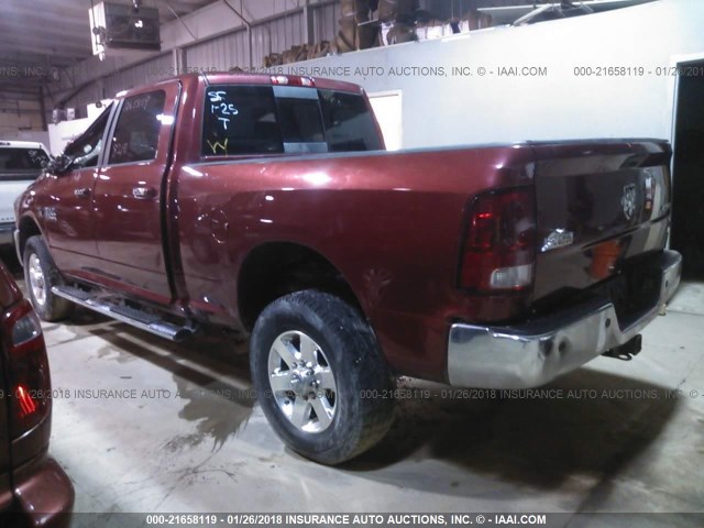 3C6UR5DL8EG212406 - 2014 RAM 2500 SLT RED photo 3