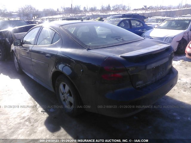 2G2WP552081123234 - 2008 PONTIAC GRAND PRIX BLACK photo 3