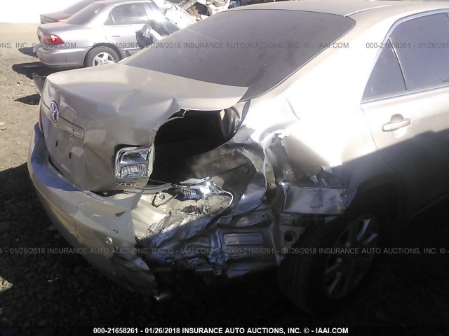 4T1BK46K87U028002 - 2007 TOYOTA CAMRY NEW GENERAT LE/XLE/SE GOLD photo 6