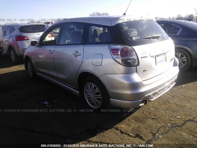 2T1KR32E27C657519 - 2007 TOYOTA COROLLA MATRIX XR SILVER photo 3