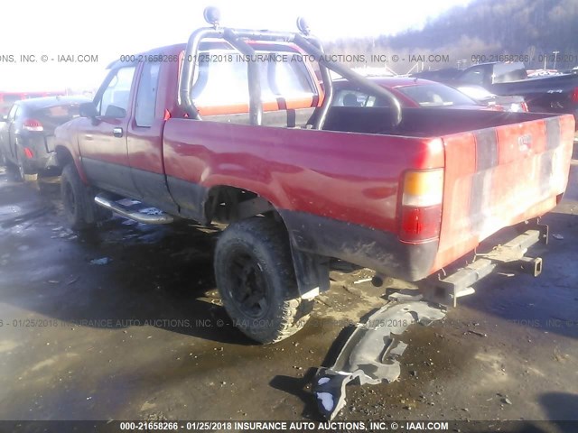 JT4VN13D7R5138646 - 1994 TOYOTA PICKUP 1/2 TON EX LNG WHLBASE/DX RED photo 3