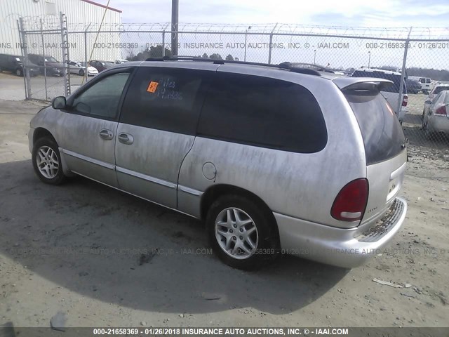 2B4GP44G0YR654651 - 2000 DODGE GRAND CARAVAN SE/SPORT SILVER photo 3