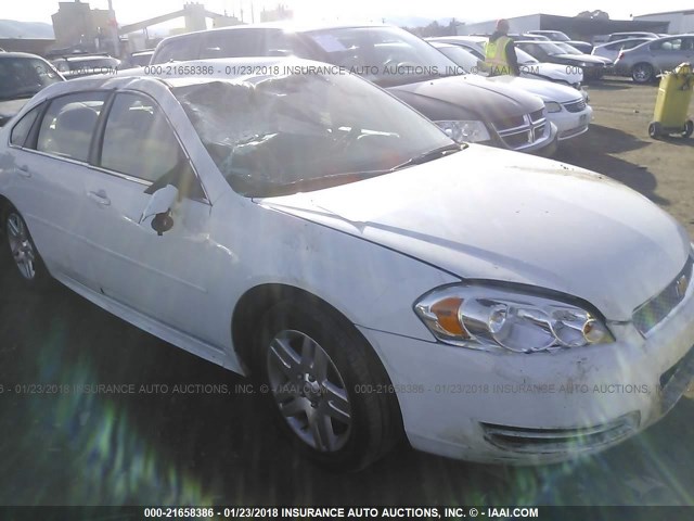 2G1WB5E3XG1128466 - 2016 CHEVROLET IMPALA LIMITED LT WHITE photo 6