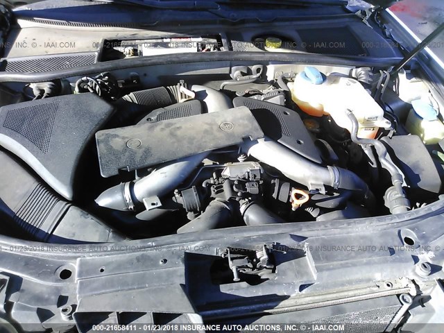 WAULD64B13N038390 - 2003 AUDI A6 2.7T QUATTRO SILVER photo 10