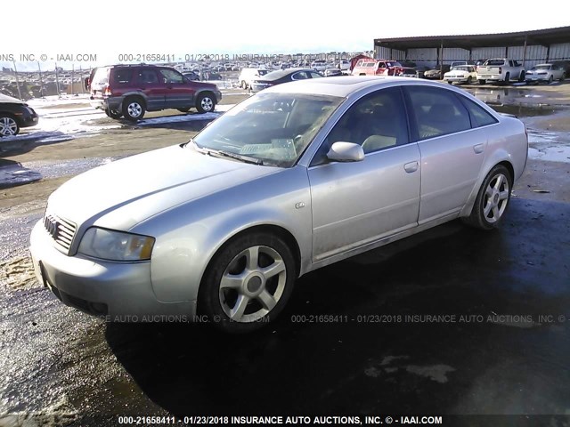 WAULD64B13N038390 - 2003 AUDI A6 2.7T QUATTRO SILVER photo 2