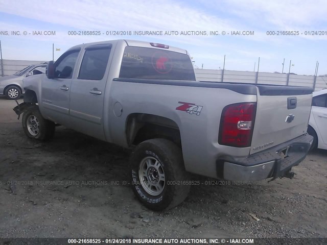 3GCEK13M67G546425 - 2007 CHEVROLET SILVERADO K1500 CREW CAB BEIGE photo 3