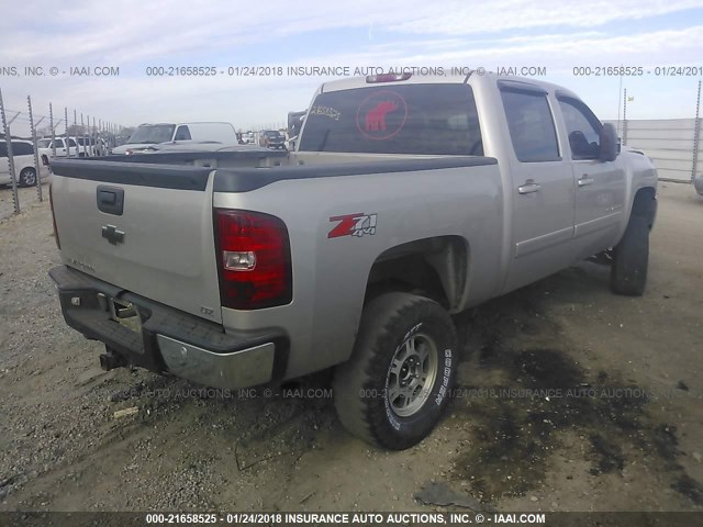 3GCEK13M67G546425 - 2007 CHEVROLET SILVERADO K1500 CREW CAB BEIGE photo 4