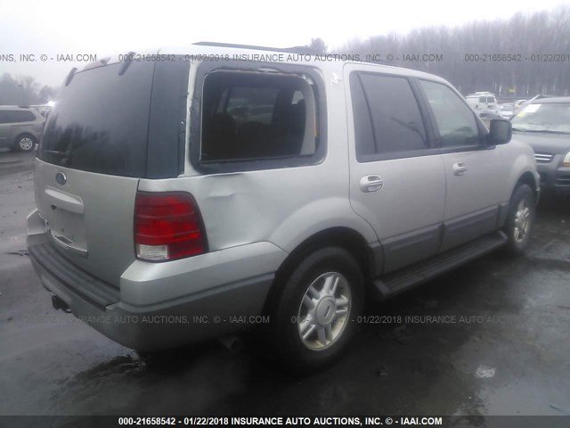 1FMPU16L43LC26020 - 2003 FORD EXPEDITION XLT SILVER photo 4