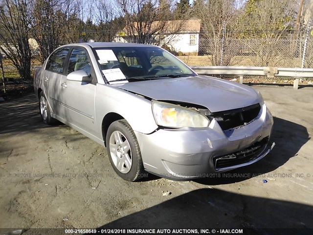 1G1ZT51F86F264239 - 2006 CHEVROLET MALIBU LT SILVER photo 1