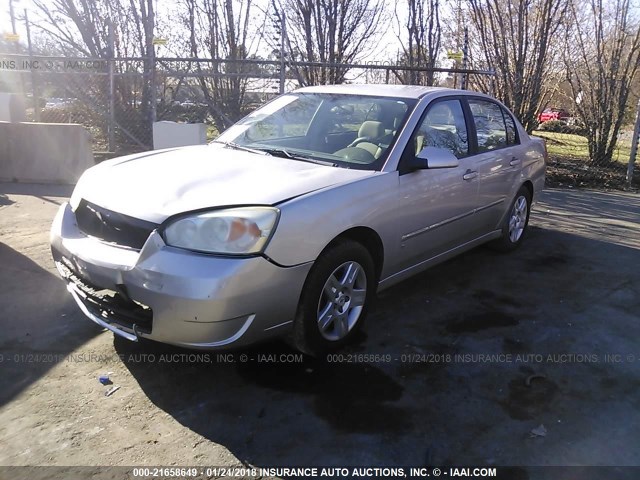 1G1ZT51F86F264239 - 2006 CHEVROLET MALIBU LT SILVER photo 2