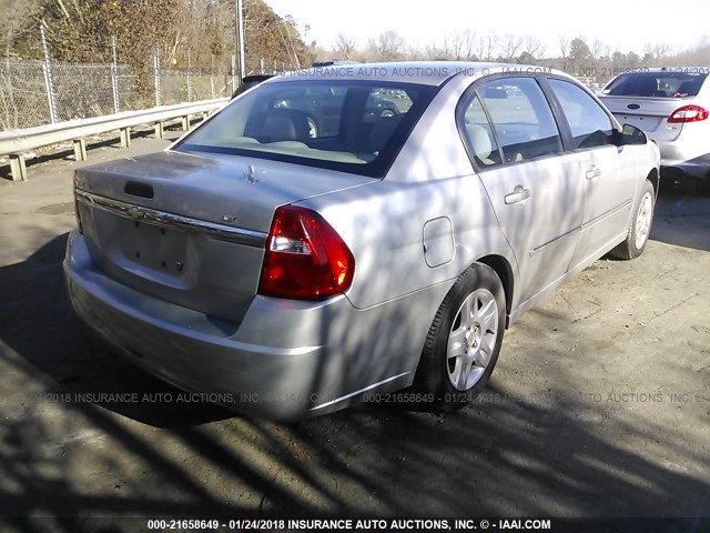 1G1ZT51F86F264239 - 2006 CHEVROLET MALIBU LT SILVER photo 4