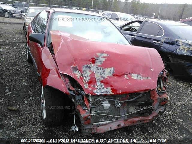 1HGEJ7123YL080143 - 2000 HONDA CIVIC HX RED photo 6