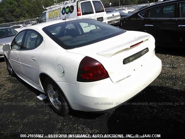 2G2WP552361239475 - 2006 PONTIAC GRAND PRIX თეთრი ფოტო 3