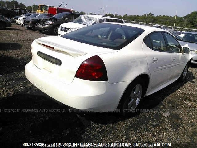 2G2WP552361239475 - 2006 PONTIAC GRAND PRIX თეთრი ფოტო 4