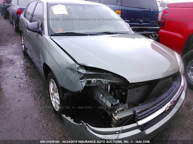 1G1ZT54845F295838 - 2005 CHEVROLET MALIBU LS მწვანე ფოტო 1