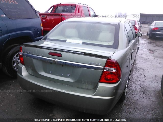 1G1ZT54845F295838 - 2005 CHEVROLET MALIBU LS მწვანე ფოტო 4