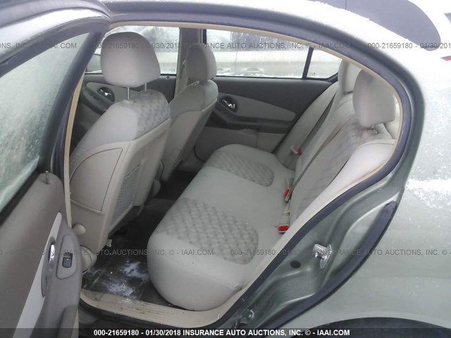1G1ZT54845F295838 - 2005 CHEVROLET MALIBU LS მწვანე ფოტო 8