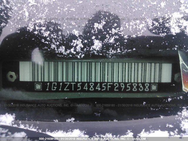 1G1ZT54845F295838 - 2005 CHEVROLET MALIBU LS მწვანე ფოტო 9