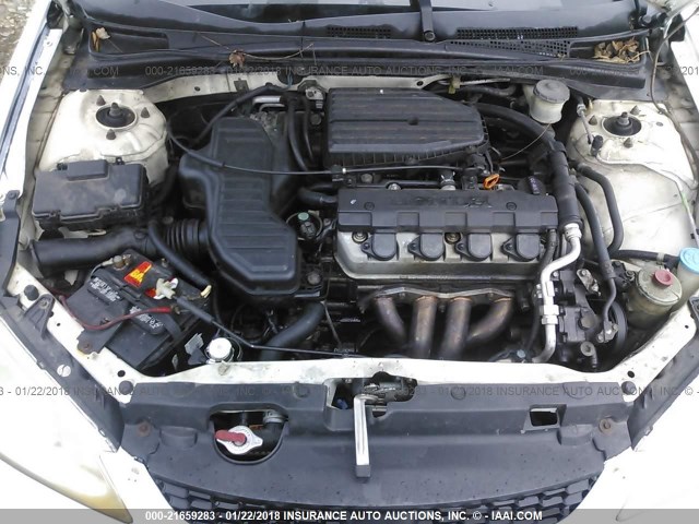 1HGEM223X4L038970 - 2004 HONDA CIVIC DX VP Ağ foto 10