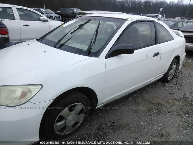 1HGEM223X4L038970 - 2004 HONDA CIVIC DX VP Ağ foto 6