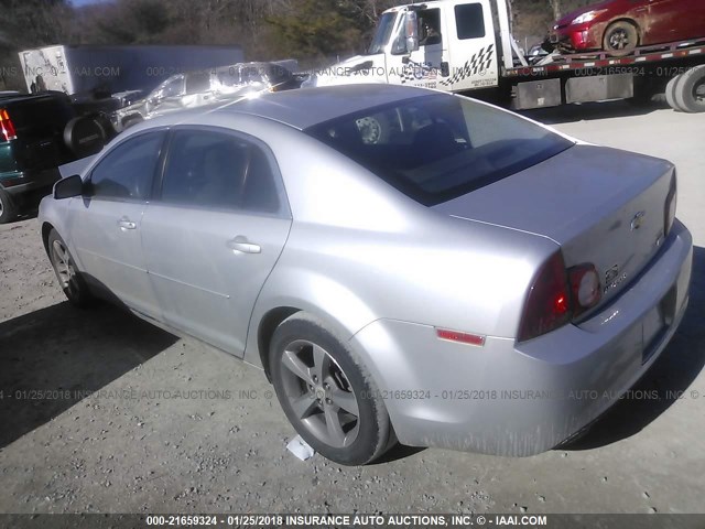 1G1ZC5EU1BF287719 - 2011 CHEVROLET MALIBU 1LT 银色 照片 3