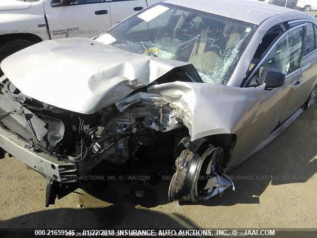 1G1ZA5EU8BF340406 - 2011 CHEVROLET MALIBU LS 金色 照片 6