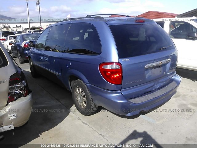 2A4GP54L87R182438 - 2007 CHRYSLER TOWN & COUNTRY TOURING BLUE photo 3