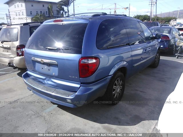 2A4GP54L87R182438 - 2007 CHRYSLER TOWN & COUNTRY TOURING BLUE photo 4