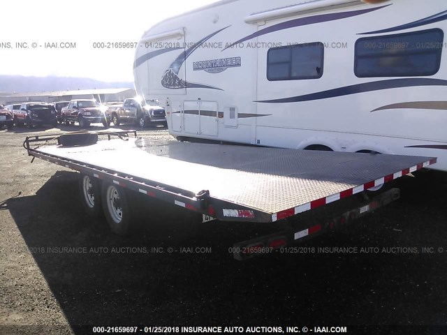 4P5T82220H1268302 - 2017 PJ TRAILER BROWN photo 3