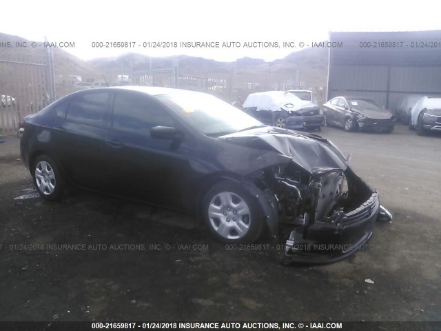 1C3CDFAAXGD593112 - 2016 DODGE DART SE BLACK photo 1