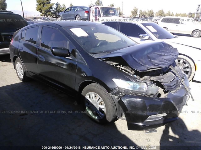 JHMZE2H57AS014406 - 2010 HONDA INSIGHT LX BLACK photo 1