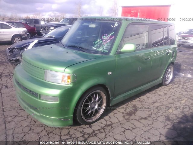 JTLKT334664064274 - 2006 TOYOTA SCION XB მწვანე ფოტო 2