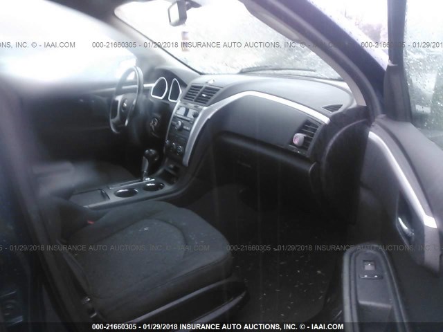 1GNLRFED4AS107356 - 2010 CHEVROLET TRAVERSE LT Dark Blue photo 5