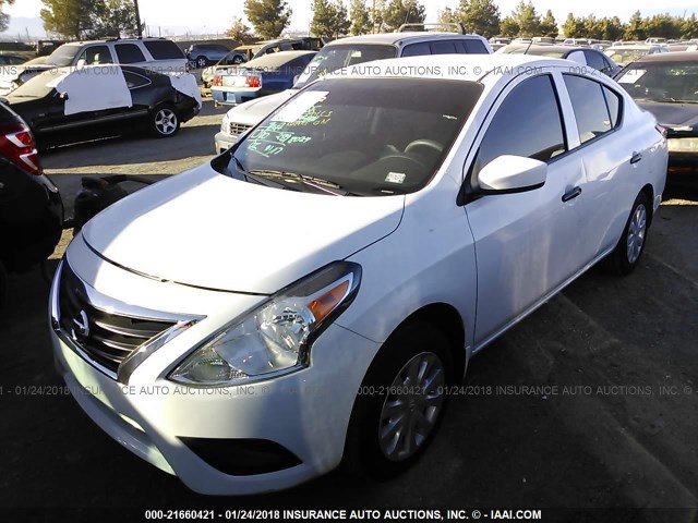 3N1CN7AP9GL917571 - 2016 NISSAN VERSA S/S PLUS/SV/SL WHITE photo 2