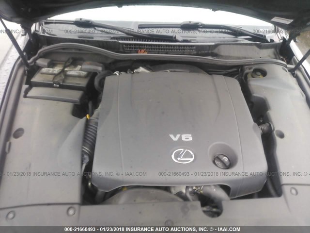 JTHCK262485023158 - 2008 LEXUS IS 250 GRAY photo 10