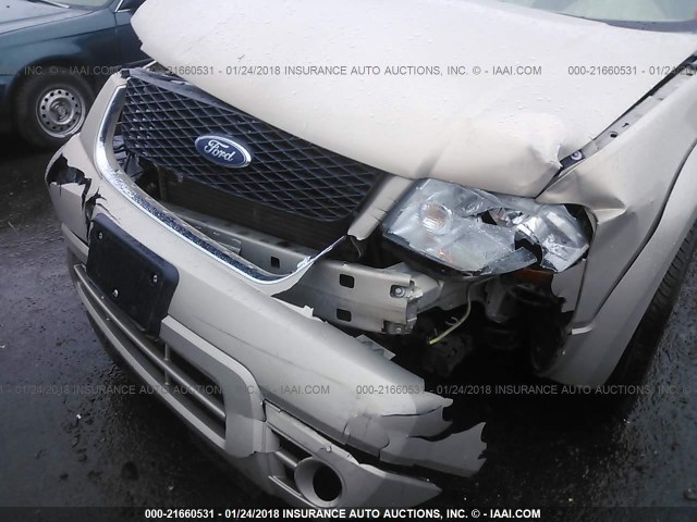 1FMDK06187GA13880 - 2007 FORD FREESTYLE LIMITED GOLD photo 6