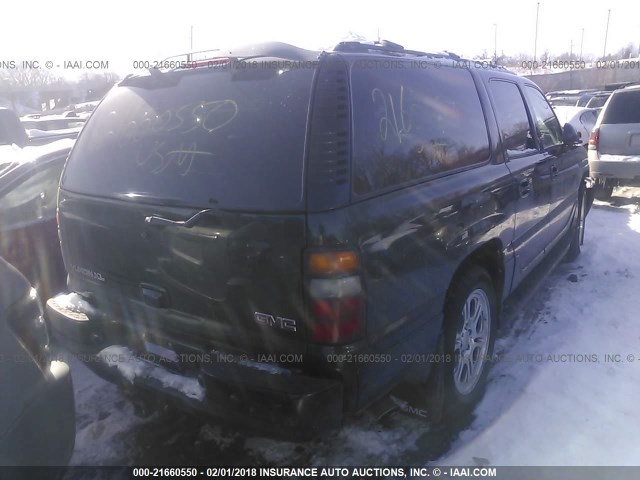 1GKFK66UX4J262436 - 2004 GMC YUKON XL DENALI GREEN photo 4