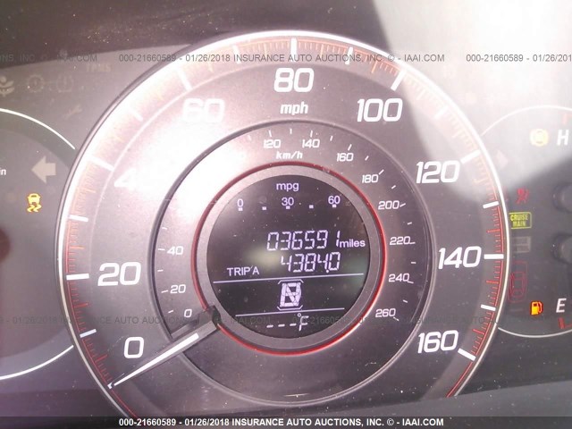 1HGCR2F5XFA273419 - 2015 HONDA ACCORD SPORT 深蓝色 照片 7