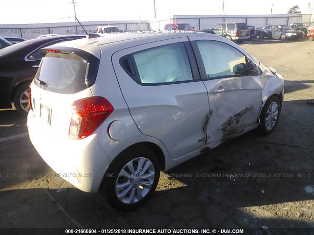 KL8CD6SA2HC839306 - 2017 CHEVROLET SPARK 1LT Белый фото 4