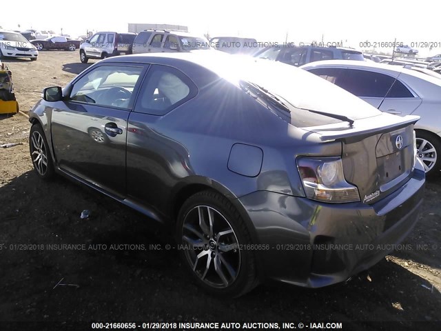 JTKJF5C74GJ018670 - 2016 TOYOTA SCION TC 灰色 照片 3