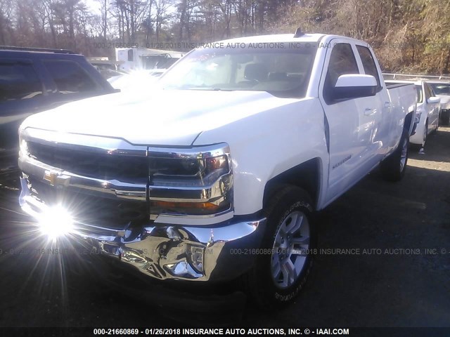 1GCVKREC7HZ170855 - 2017 CHEVROLET SILVERADO K1500 LT WHITE photo 2