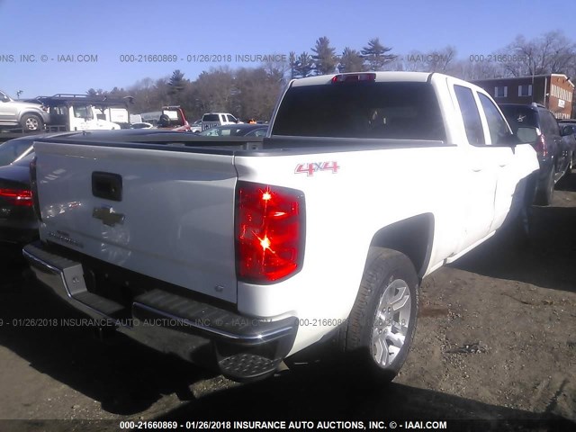 1GCVKREC7HZ170855 - 2017 CHEVROLET SILVERADO K1500 LT WHITE photo 4